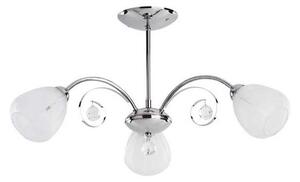 Lampadario a plafone APOLLO 3xE14/10W/230V cromo lucido