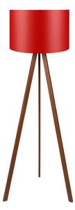 Lampada da terra AYD 1xE27/40W/230V rosso/marrone