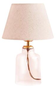 Lampada da tavolo AYD 1xE27/40W/230V crema/trasparente