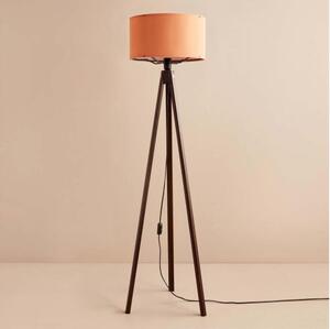 Lampada da terra AYD 1xE27/40W/230V marrone/arancione