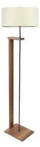 Lampada da terra AYD 1xE27/40W/230V marrone/crema