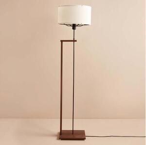 Lampada da terra AYD 1xE27/40W/230V marrone/bianco