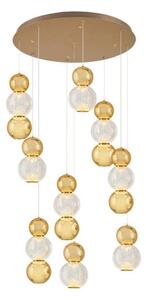 Lampadario LED a cavo CREMONA LED/51W/230V 3000K oro