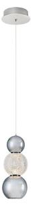 Lampadario LED a sospensione su cavo CREMONA LED/5W/230V 3000K cromo opaco