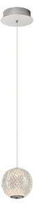 Lampadario LED su cavo CREMONA LED/5W/230V 3000K cromo opaco