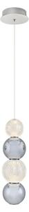 Lampada a sospensione a cavo CREMONA LED/7W/230V 3000K cromo opaco