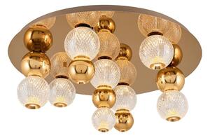Plafoniera LED CREMONA LED/37W/230V 3000K dorata