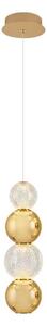 Lampadario LED a cavo CREMONA LED/7W/230V 3000K oro