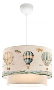Lampadario per cameretta CANDY 1xE27/40W/230V bianco/multicolore