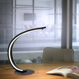 Q-Smart-Home Paul Neuhaus Q-VITO LED da tavolo, curva, nero