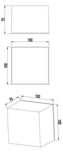Top Light - Applique da bagno a LED BOXTER LED/5W/230V IP65