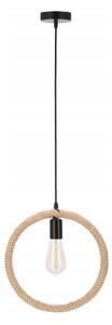 Lampadario a cavo KOLO 1xE27/40W/230V beige/nero