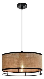 Lampadario a sospensione con cavo ARDI 1xE27/40W/230V marrone/nero