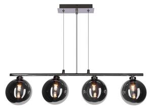 Lampadario a sospensione con cavo SOMUL 4xG9/20W/230V nero fumé