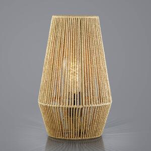 HELL Lampada da tavolo in carta Rope, marrone, Ø 20 cm