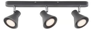 Nordlux - Faretto orientabile EIK 3xGU10/35W/230V grigio