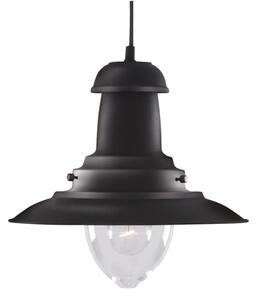 Searchlight 4301BK - FISHERMAN lampada a sospensione con cavo 1xE27/60W/230V nero