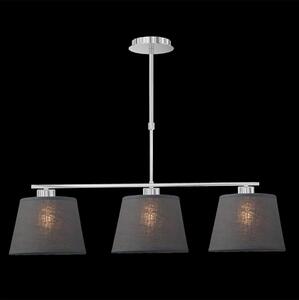 LUXERA 18067 - Lampadario COMBO 3xE27/60W grigio