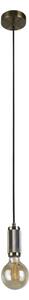 Searchlight 77651AB - Lampada a sospensione con cavo di sospensione 1xE27/60W/230V in ottone