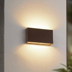 Applique da esterni Jarte Lindby, Marrone / Ruggine, Plastica, Moderno, Applique da esterni