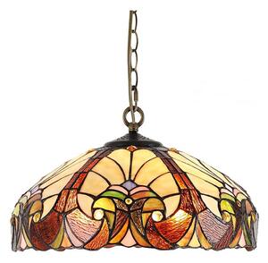 Prezent 1700 - Lampadario con catena TIFFANY XX 2xE27/60W/230V