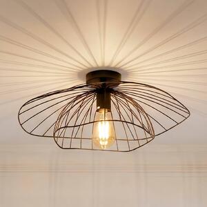 Plafoniera soffitto Mantar Opviq, dimmerabile, Nero, Soggiorno / Sala da pranzo, Metallo, Moderno, Plafoniera