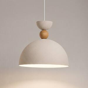Lampada a sospensione Kure Opviq, dimmerabile, Crema / Ambra, Soggiorno / Sala da pranzo, Metallo, Lampada a sospensione
