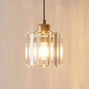Lampada a sospensione Yakops Opviq, dimmerabile, Ottone / Oro, Soggiorno / Sala da pranzo, Vetro, Lampada a sospensione