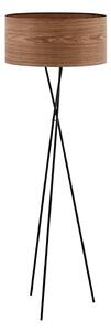 Eglo 33705 - Lampada da terra CANNAFESCA 1xE27/60W/230V marrone/nero