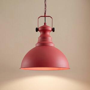 Lampada a sospensione Kure Opviq, dimmerabile, Rosso, Soggiorno / Sala da pranzo, Metallo, Vintage, Lampada a sospensione