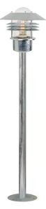 Nordlux - Lampada da esterno VEJERS 1xE27/60W/230V IP54 argento 92 cm