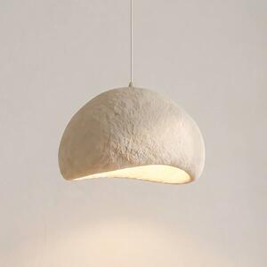Lampada a sospensione Loval Opviq, dimmerabile, Crema / Ambra, Soggiorno / Sala da pranzo, Plastica, Moderno, Lampada a sospensione