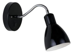 Nordlux - Lampada da parete CYCLONE 1xE14/15W/230V nera