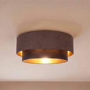Plafoniera soffitto Boho Duolla, Marrone / Ruggine, Corridoio, Tessuto / Stoffa / Seta, Giovanile, Plafoniera