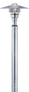 Nordlux - Lampada da esterno VEJERS 1xE27/60W/230V IP54 argento 130 cm