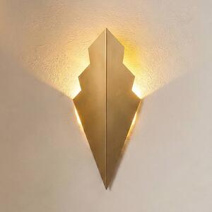 Applique ARROW, color oro, altezza 40 cm, metallo, G9 ARROW Opviq, dimmerabile, Ottone / Oro, Soggiorno / Sala da pranzo, Metallo, Applique