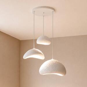 Lampada a sospensione LUNA Opviq, dimmerabile, Bianco / Opale, Soggiorno / Sala da pranzo, Plastica, Moderno, Lampada a sospensione