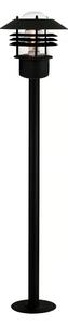 Nordlux - Lampada da esterno VEJERS 1xE27/60W/230V IP54 nera 92 cm