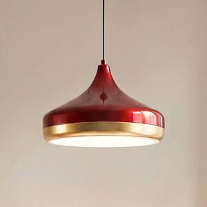 Lampada a sospensione Yıldo Opviq, dimmerabile, Rosso, Soggiorno / Sala da pranzo, Metallo, Moderno, Lampada a sospensione