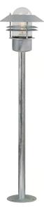 Nordlux - Lampada da esterno BLOKHUS 1xE27/60W/230V IP54, argento, 92 cm
