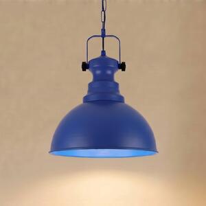 Lampada a sospensione Kure Opviq, dimmerabile, Blu, Soggiorno / Sala da pranzo, Metallo, Vintage, Lampada a sospensione