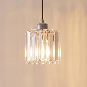 Lampada a sospensione Yakops Opviq, dimmerabile, Cromo / Argento, Soggiorno / Sala da pranzo, Vetro, Lampada a sospensione