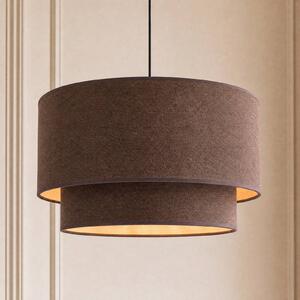 Lampada a sospensione Boho Duolla, Marrone / Ruggine, Camera da letto, Tessuto / Stoffa / Seta, Giovanile, Lampada a sospensione