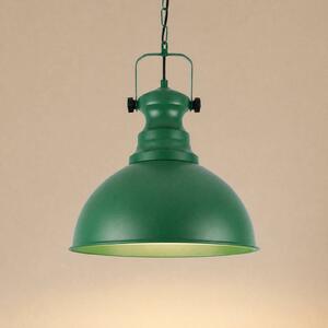 Lampada a sospensione Kure Opviq, dimmerabile, Verde, Soggiorno / Sala da pranzo, Metallo, Vintage, Lampada a sospensione