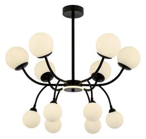 Lampadario a stelo DAISY 12xG9/10W/230V nero