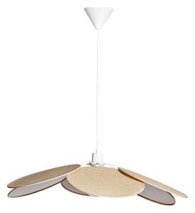Cottex 8200130-5000 - Lampadario sospeso con cavo WINF 1xE27/8W/230V beige/bianco