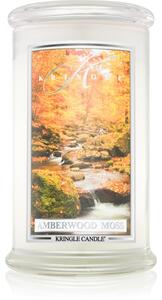 Kringle Candle Amberwood Moss candela profumata 624 g