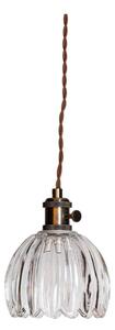 Cottex 8400100-7002 - Lampada a sospensione con cavo e spina NORA 1xE14/5W/230V trasparente