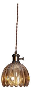 Cottex 8400100-5503 - Lampada a sospensione con cavo da collegare alla presa NORA 1xE14/5W/230V marrone