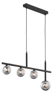 Jupiter 1908 - Lampadario a cavo NEPTUN 4xG9/14W/230V nero/grigio fumé